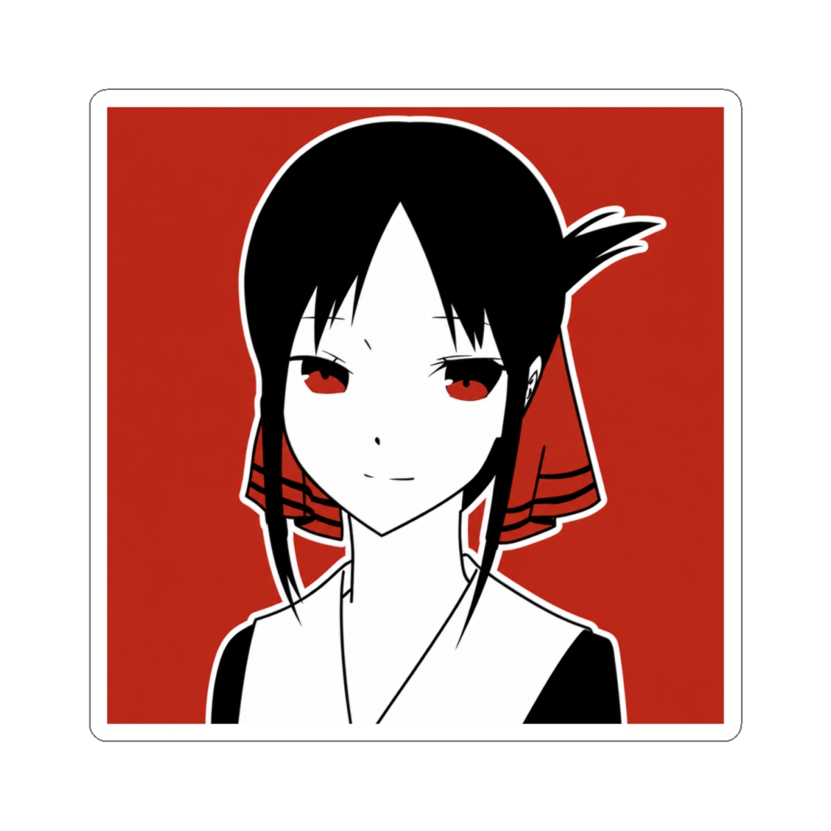 Shinomiya Kaguya (White) Sticker | Kaguya-sama: Love Is War - alternate angle 1, merchandise