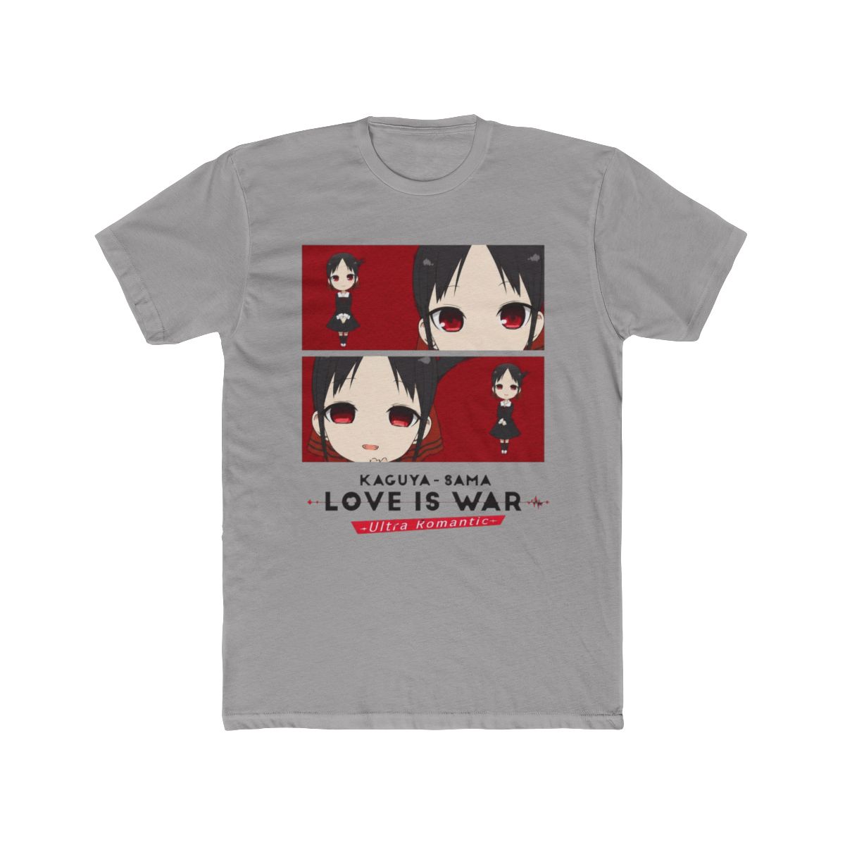 Kaguya-sama: Love Is War -Ultra Romantic- Chibi Character White Short Sleeve Crop Tee-XXL - Official T-Shirts merchandise